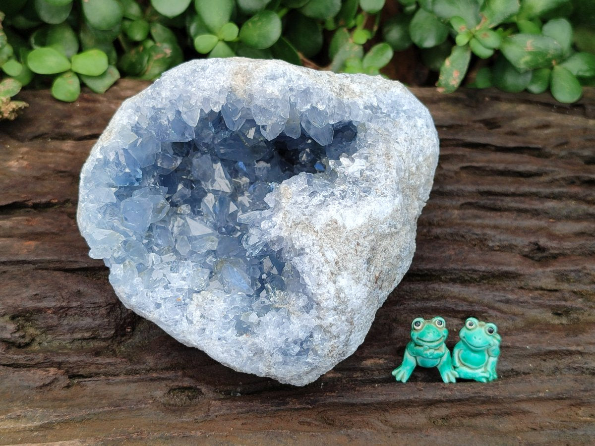 Natural XL Blue Celestite Geode Specimen x 1 From Sakoany, Madagascar