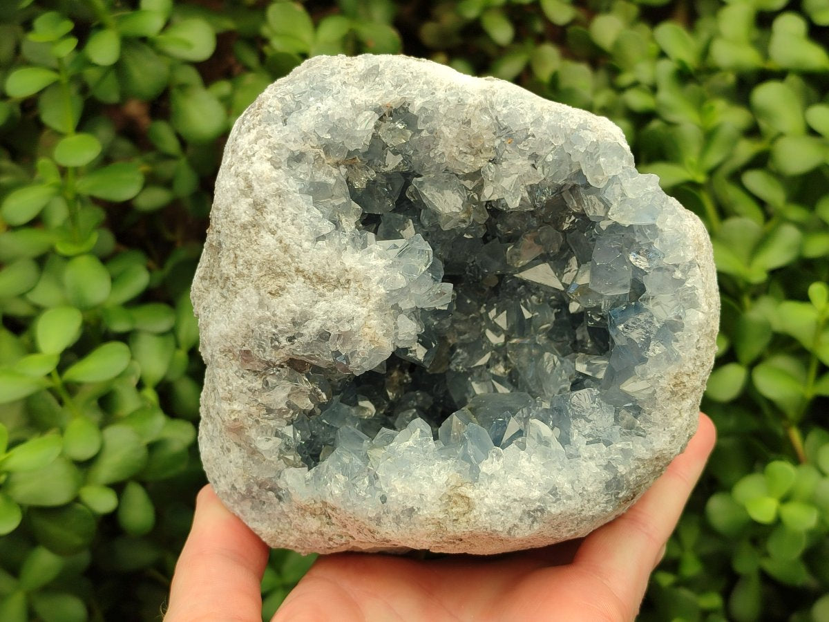 Natural XL Blue Celestite Geode Specimen x 1 From Sakoany, Madagascar