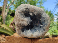 Natural XL Blue Celestite Geode Specimen x 1 From Sakoany, Madagascar