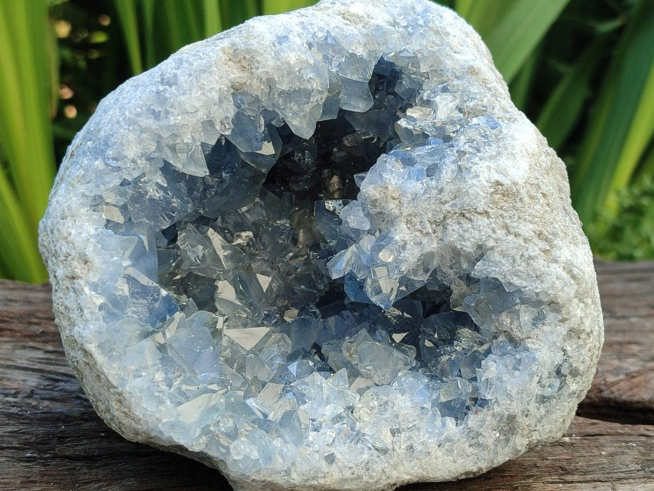 Natural XL Blue Celestite Geode Specimen x 1 From Sakoany, Madagascar