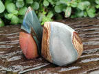 Polished Polychrome Jasper Flame x 12 From NW Coast, Madagascar