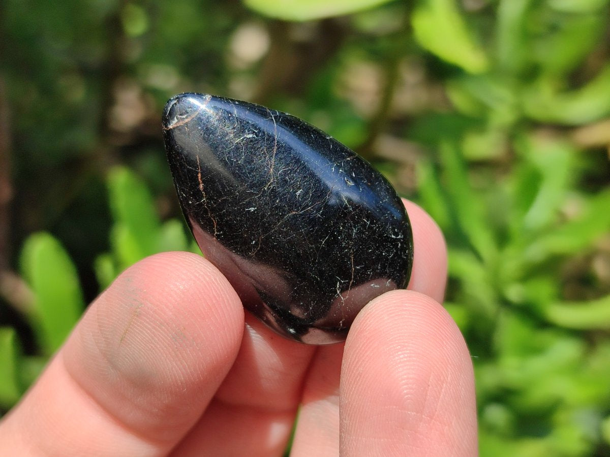 Polished Mini Black Tourmaline Jewellery Free Forms x 51 From Madagascar