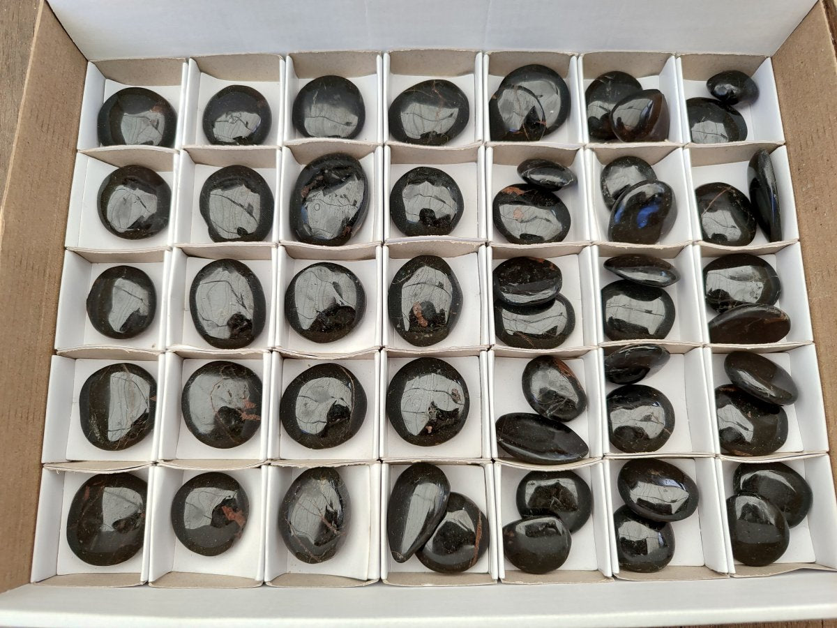 Polished Mini Black Tourmaline Jewellery Free Forms x 51 From Madagascar