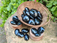 Polished Mini Black Tourmaline Jewellery Free Forms x 51 From Madagascar