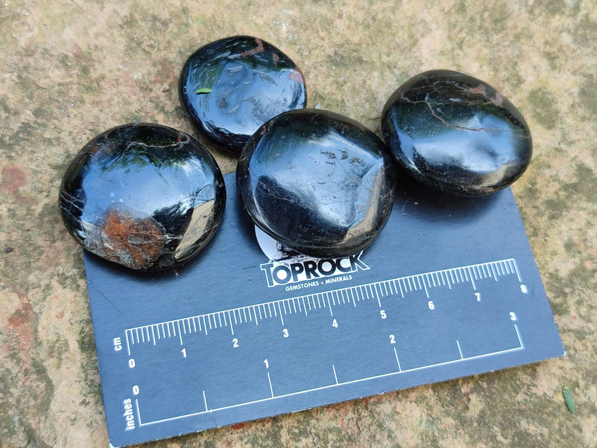 Polished Mini Black Tourmaline Jewellery Free Forms x 51 From Madagascar