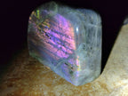 Polished Rare Purple Sunset Flash Labradorite Standing Free Forms x 3 From Madagascar - Toprock Gemstones and Minerals 