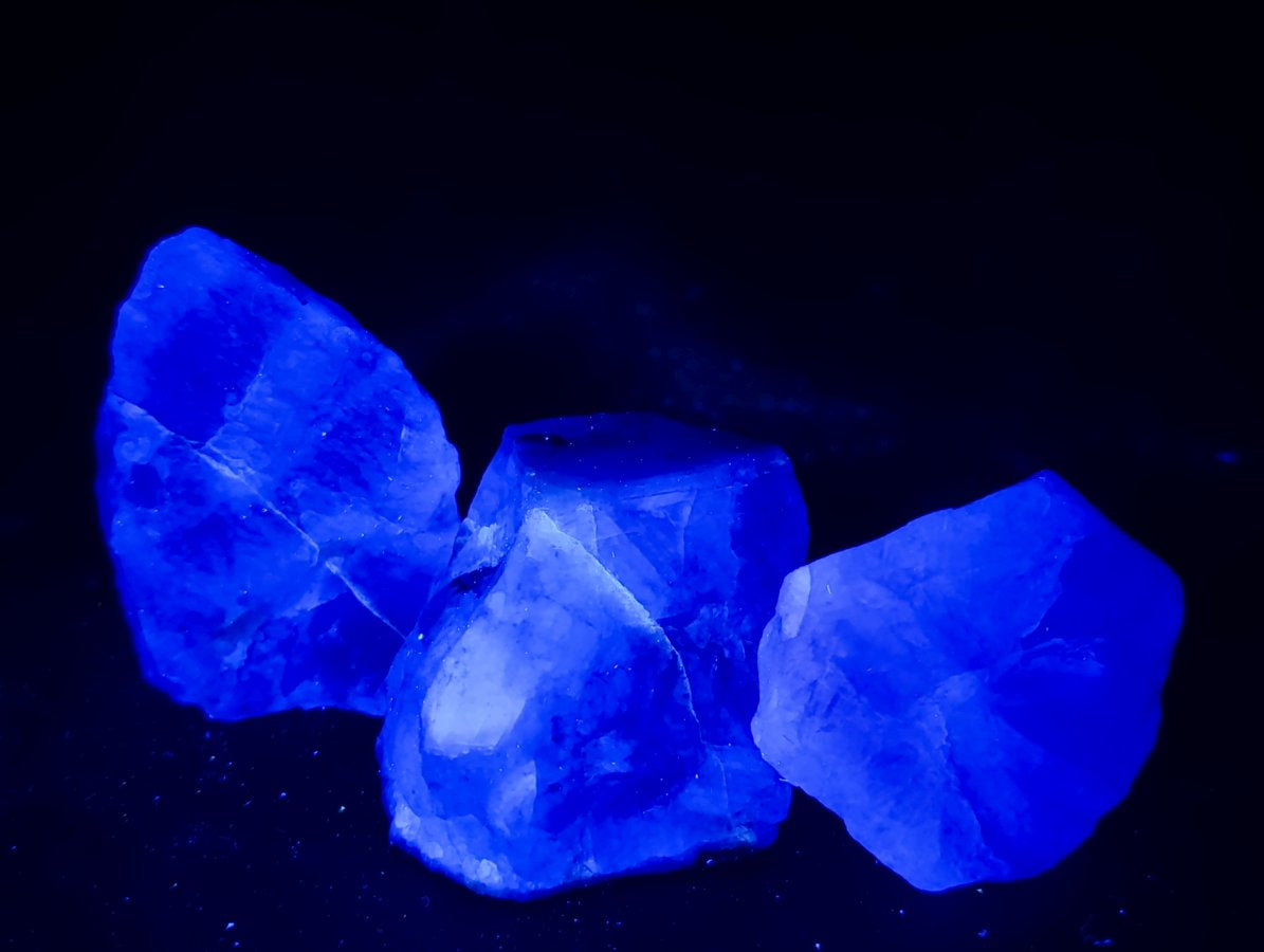 Natural Watermelon Fluorite Cobbed Specimens x 24 From Uis, Namibia