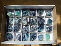 Natural Watermelon Fluorite Cobbed Specimens x 24 From Uis, Namibia