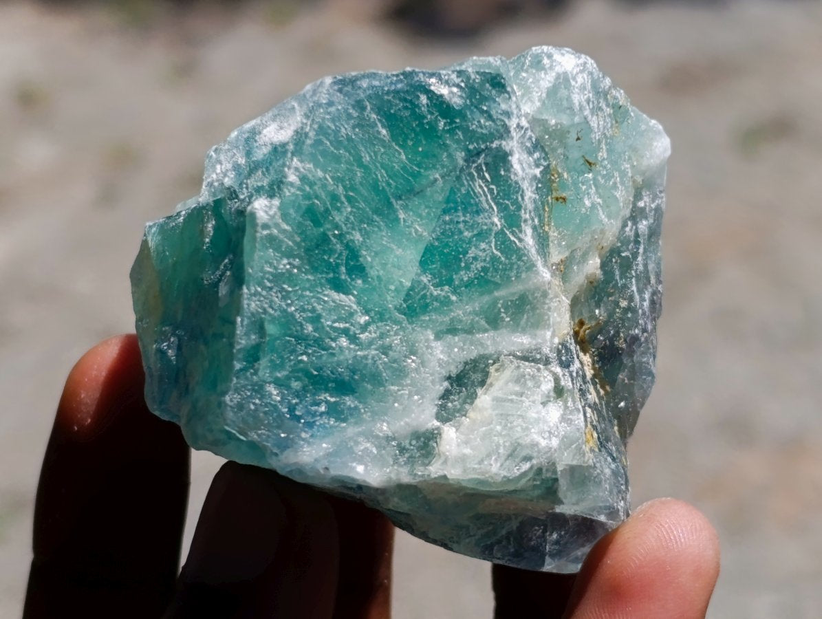 Natural Watermelon Fluorite Cobbed Specimens x 24 From Uis, Namibia