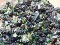 Natural Libethenite Crystals On Dolomite Matrix Specimens x 6 From Shituru, Congo
