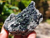 Natural Libethenite Crystals On Dolomite Matrix Specimens x 6 From Shituru, Congo