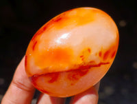 Polished Carnelian Agate Gemstone Galets x 24 From Madagascar