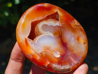 Polished Carnelian Agate Gemstone Bowl x 6 From Madagascar