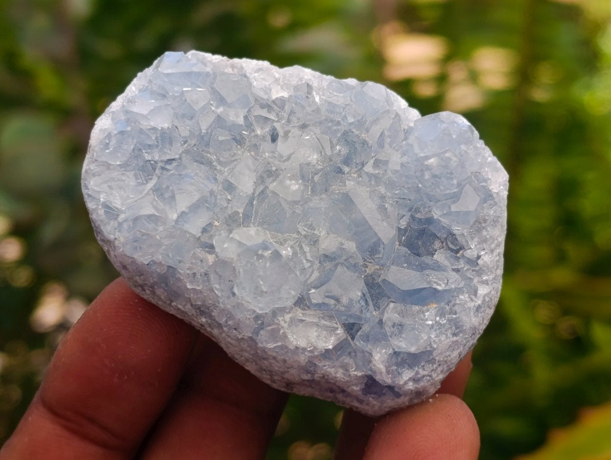 Natural Mini Blue Celestite Specimens x 59 From Sakoany, Madagascar