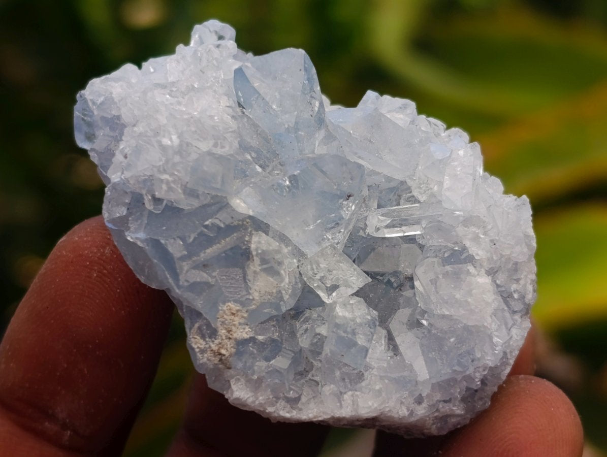 Natural Mini Blue Celestite Specimens x 59 From Sakoany, Madagascar