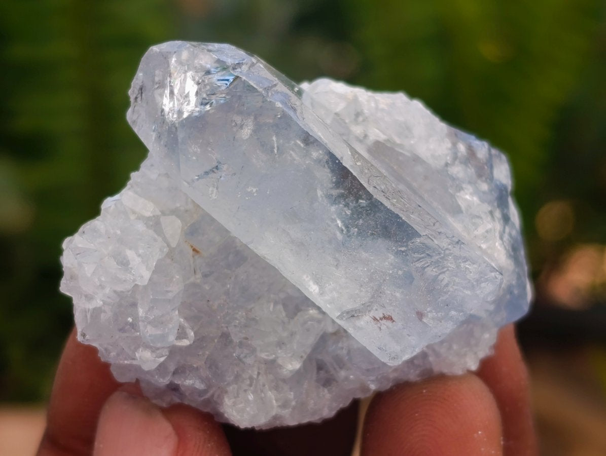 Natural Mini Blue Celestite Specimens x 59 From Sakoany, Madagascar
