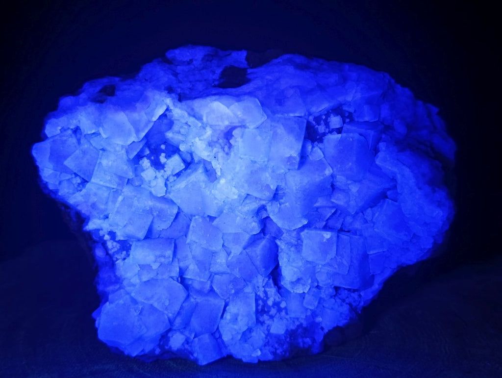 Natural Cubic Green Fluorite Cluster Specimen x 2 From Mandrosonoro, Madagascar