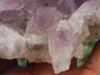 Natural Jacaranda Amethyst Crystal Clusters x 2 From Mumbwa, Zambia