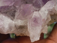 Natural Jacaranda Amethyst Crystal Clusters x 2 From Mumbwa, Zambia