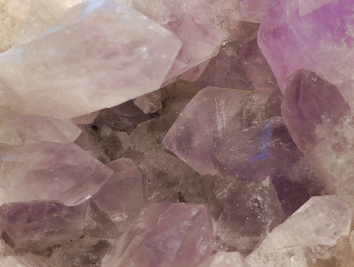 Natural Jacaranda Amethyst Crystal Clusters x 2 From Mumbwa, Zambia