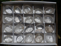 Polished Rock Crystal Galets x 20 From Amoron’i Mania, Madagascar