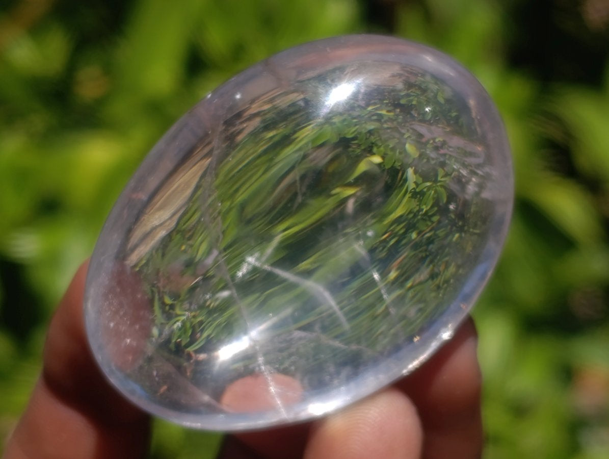 Polished Rock Crystal Galets x 20 From Amoron’i Mania, Madagascar