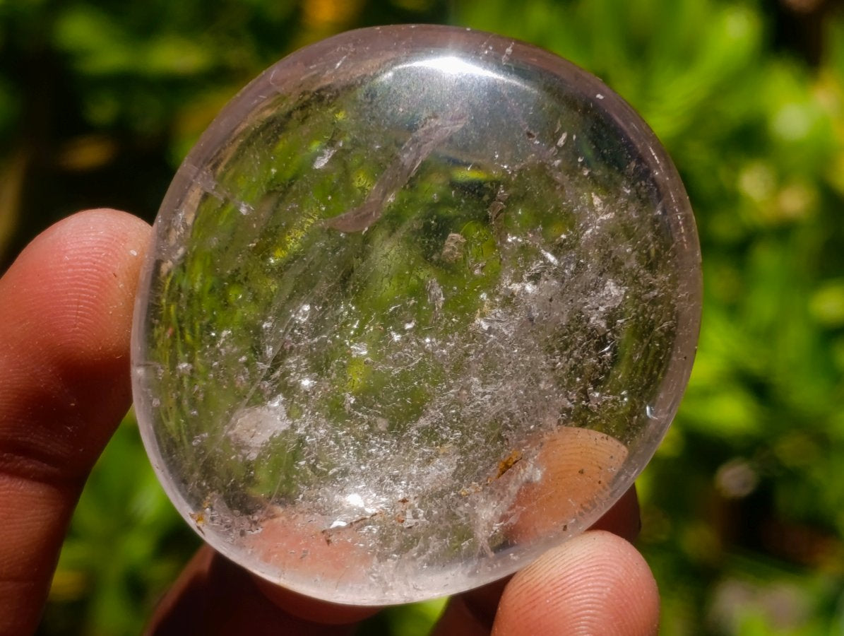 Polished Rock Crystal Galets x 20 From Amoron’i Mania, Madagascar