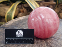 Polished Large Gemmy Star Rose Quartz Sphere x 1 From Madagascar