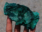 Natural Silky Malachite Specimens x 3 From Kasompe, Congo