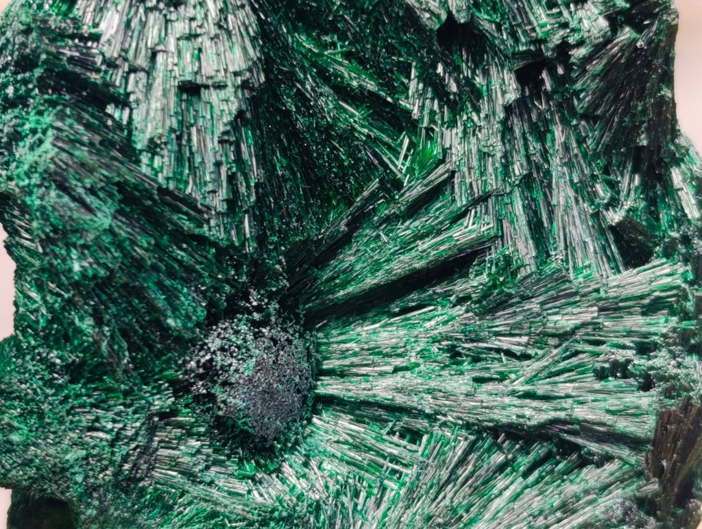 Natural Silky Malachite Specimens x 3 From Kasompe, Congo