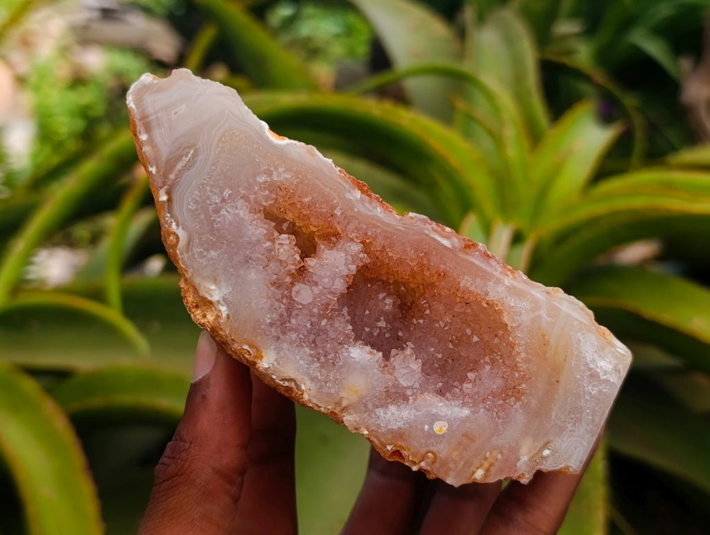 Polished Agate Amethyst Geodes x 4 From Maintirano, Madagascar