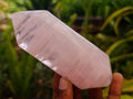 Polished Double Terminated Gemmy Rose Quartz Crystals x 6 From Madagascar - Toprock Gemstones and Minerals 