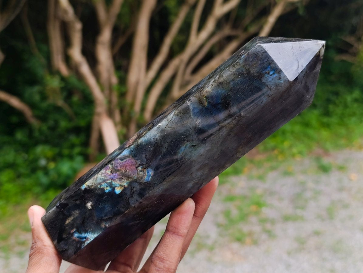 Polished Labradorite Display Crystals x 2 From Madagascar