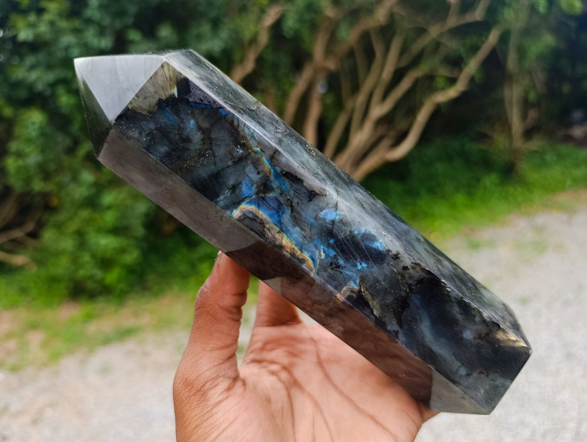 Polished Labradorite Display Crystals x 2 From Madagascar