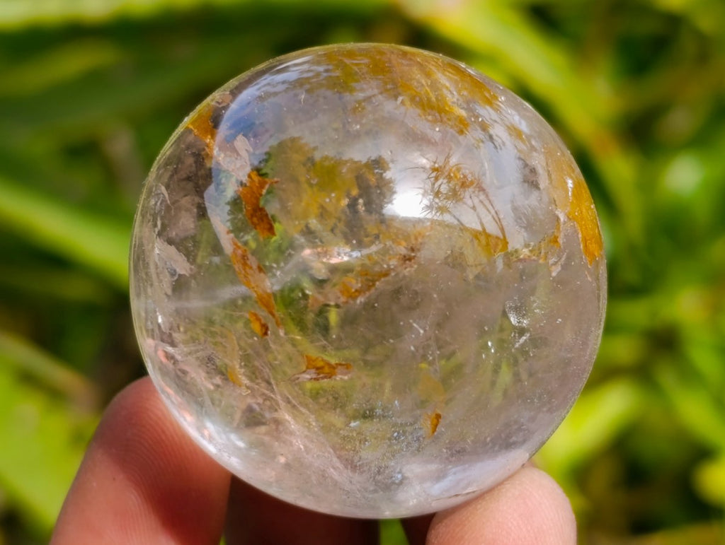 Polished Mixed Quartz Crystal Spheres x 12 From Madagascar