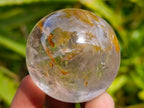 Polished Mixed Quartz Crystal Spheres x 12 From Madagascar