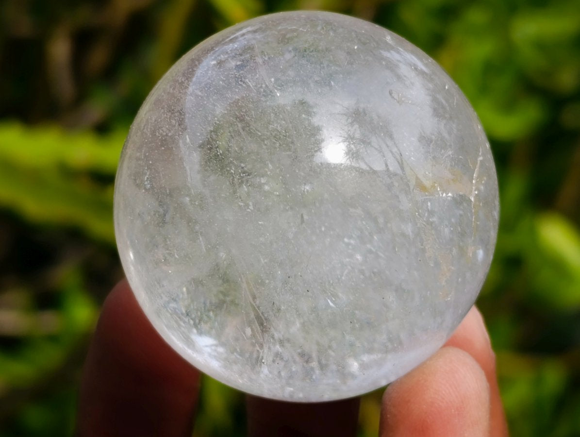Polished Mixed Quartz Crystal Spheres x 12 From Madagascar