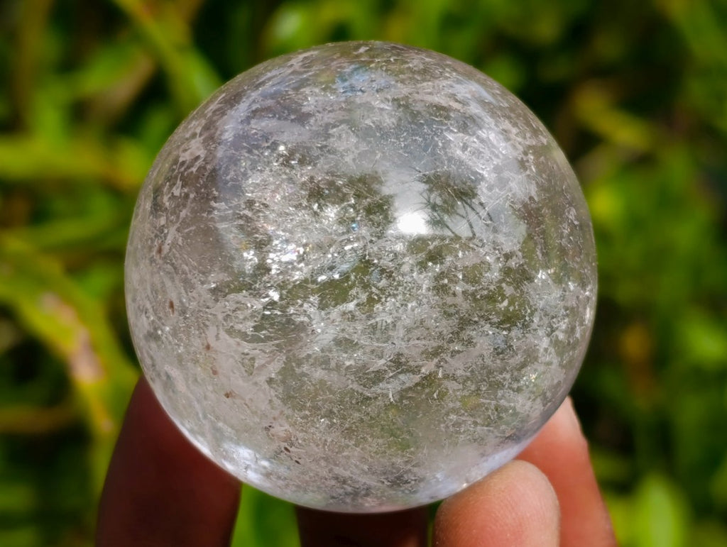 Polished Mixed Quartz Crystal Spheres x 12 From Madagascar