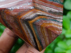 Polished Banded Tiger Iron Display Crystals x 3 From South Africa