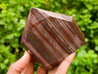 Polished Banded Tiger Iron Display Crystals x 3 From South Africa