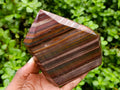 Polished Banded Tiger Iron Display Crystals x 3 From South Africa