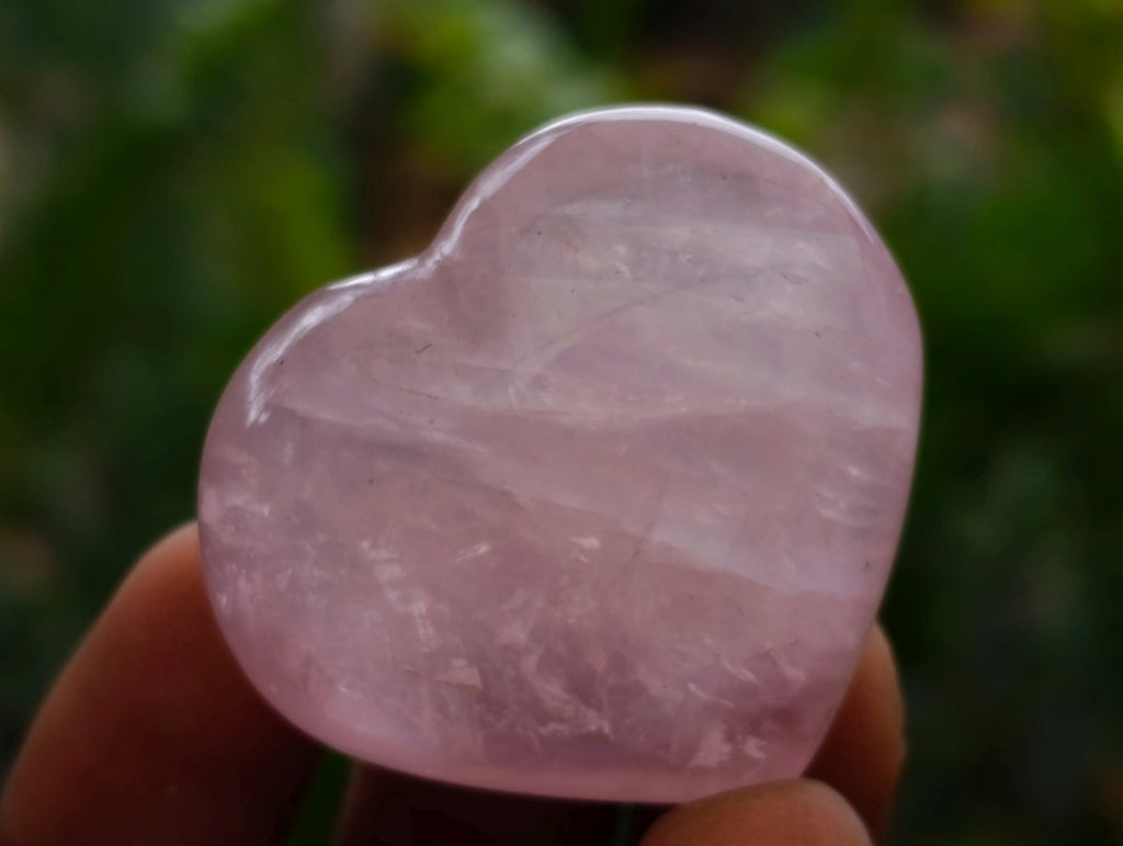 Polished Gemmy Rose Quartz Hearts x 20 From Madagascar