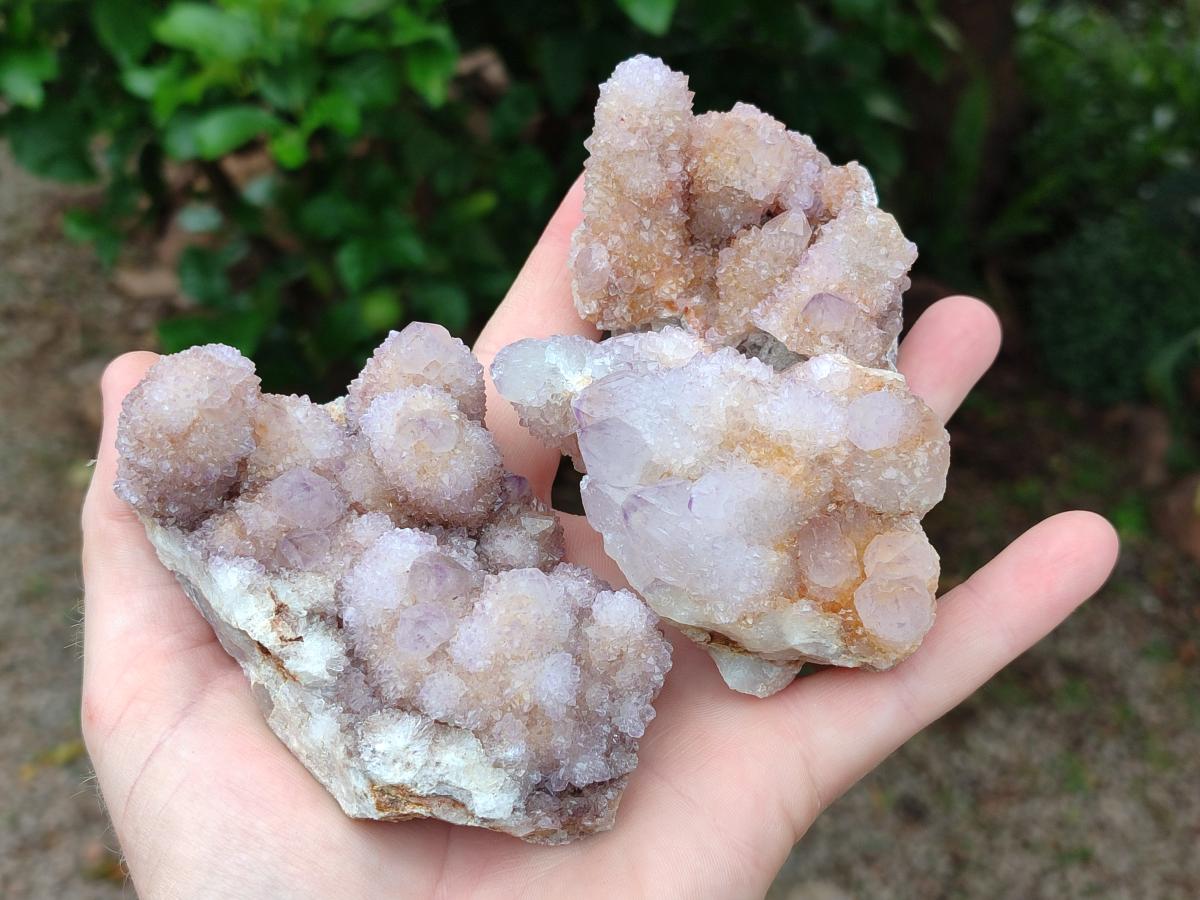 Natural Amethyst Spirit Clusters x 6 From Boekenhouthoek, South Africa