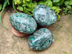 Polished Emerald Mica 'Mutokolite' Free Forms x 6 From Mutoko, Zimbabwe