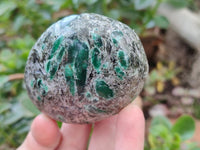 Polished Emerald Mica 'Mutokolite' Free Forms x 6 From Mutoko, Zimbabwe