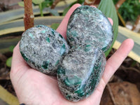 Polished Emerald Mica 'Mutokolite' Free Forms x 6 From Mutoko, Zimbabwe