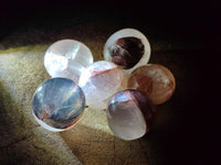 Polished Rounded Mini Red Hematoid Quartz Free Forms x 35 From Ambatondrazaka, Madagascar