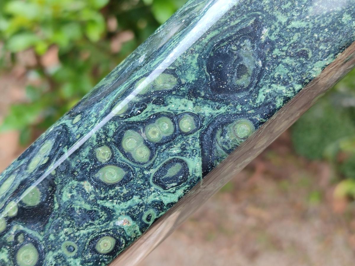 Polished Extra Long Stromatolite Display Tower x 1 From Katsepy, Madagascar