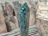 Polished Extra Long Stromatolite Display Tower x 1 From Katsepy, Madagascar