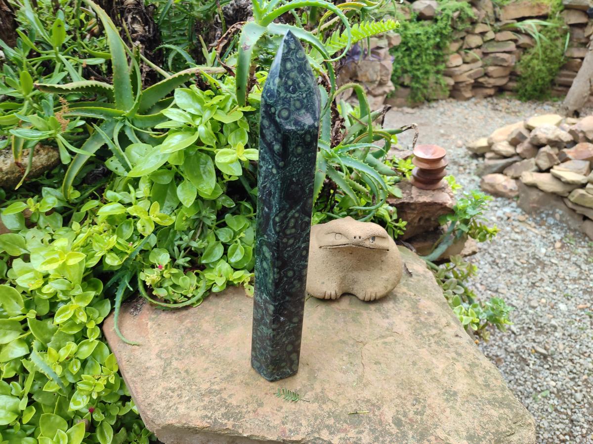 Polished Extra Long Stromatolite Display Tower x 1 From Katsepy, Madagascar
